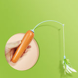 2 In 1 Pet Cat Toy With Feather For Self-play Cat Turntable Pets Supplies Cat Toy Toys Cats Items Products